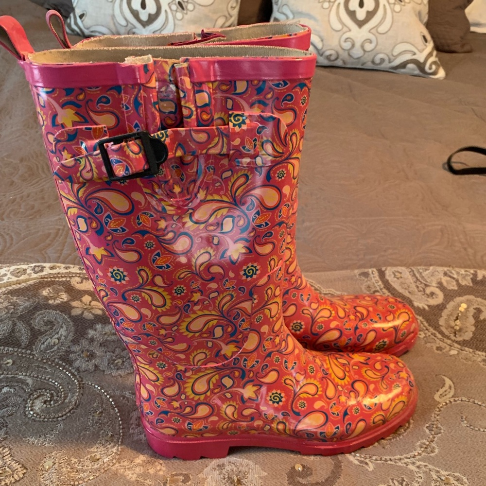 Lower East Side Pink Rain Boots